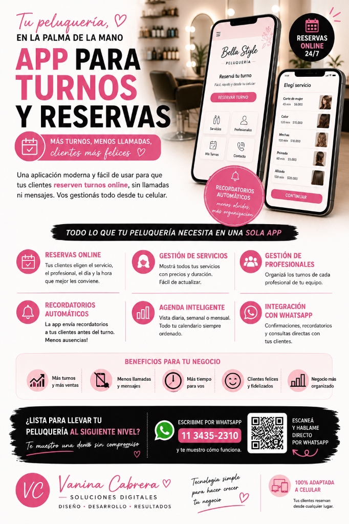 Volante App Turnos Peluquería